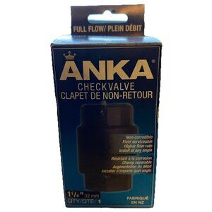 Anka Check Valve 1-1/4” 32 mm NPT Female Thread ACV114